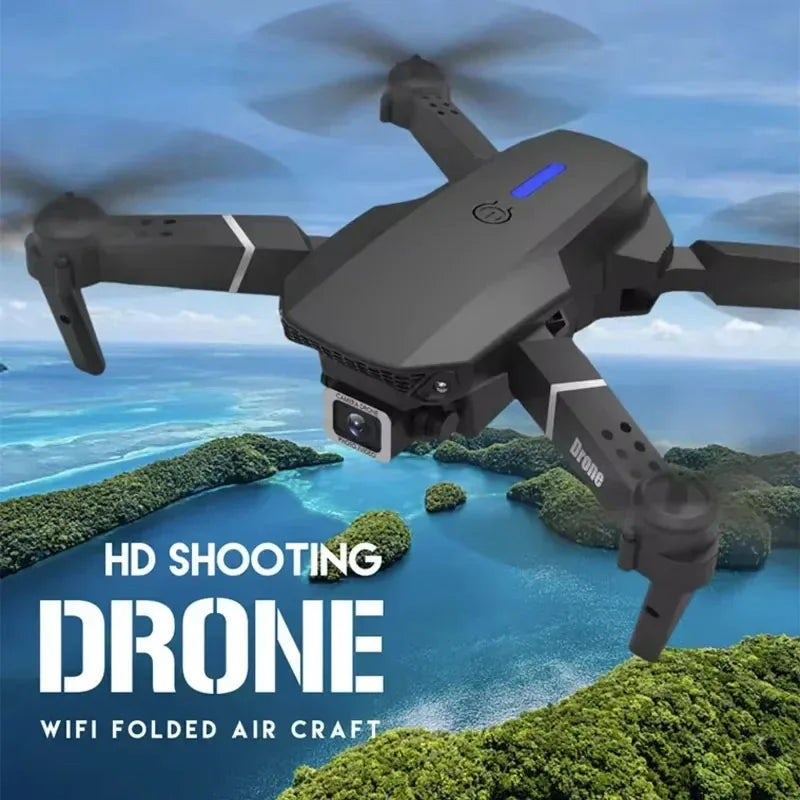 2024 E88Pro 4K RC Drone – Foldable WiFi FPV Quadcopter with 3 Batteries