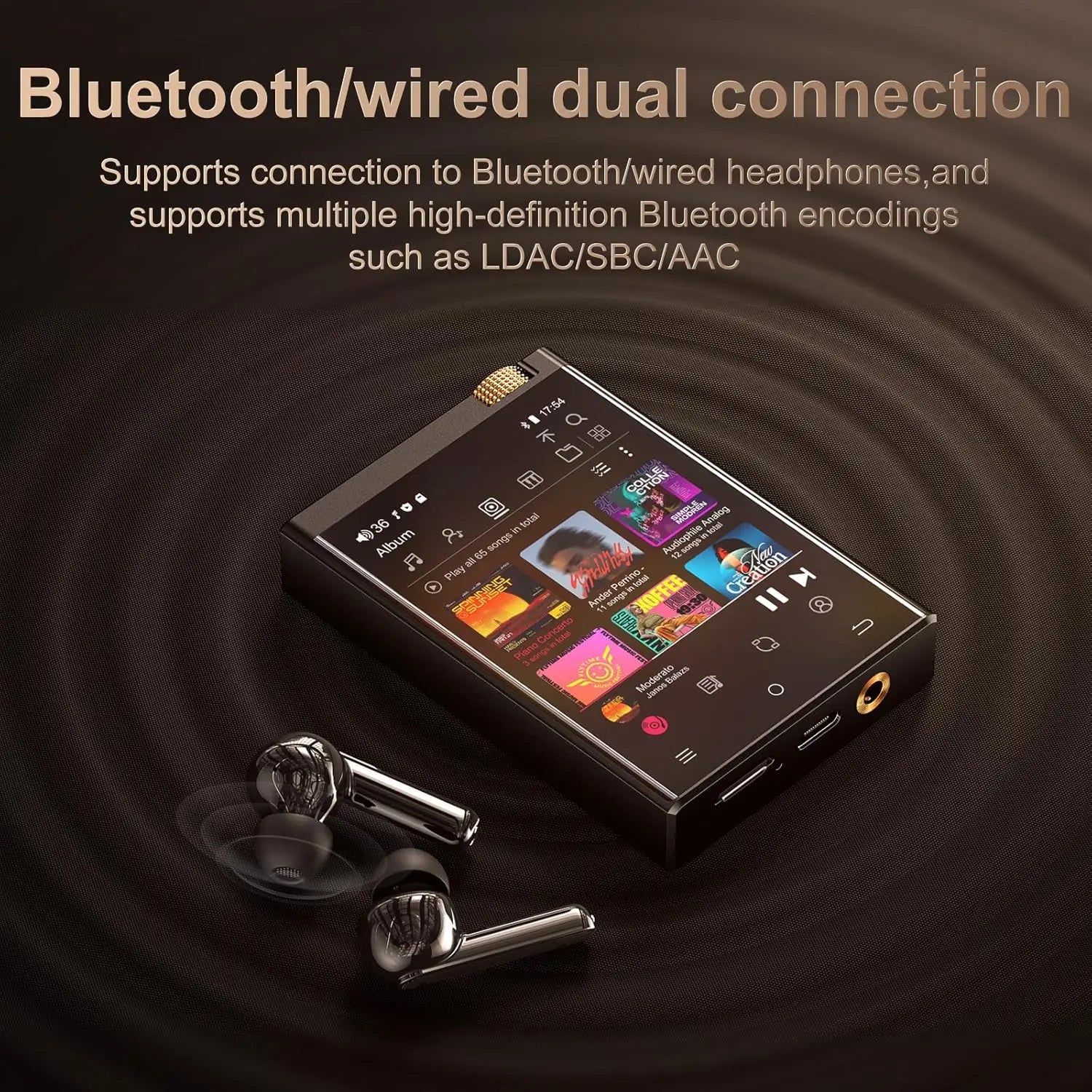Oilsky Hi-Fi MP3 Player with Bluetooth & WiFi 64GB