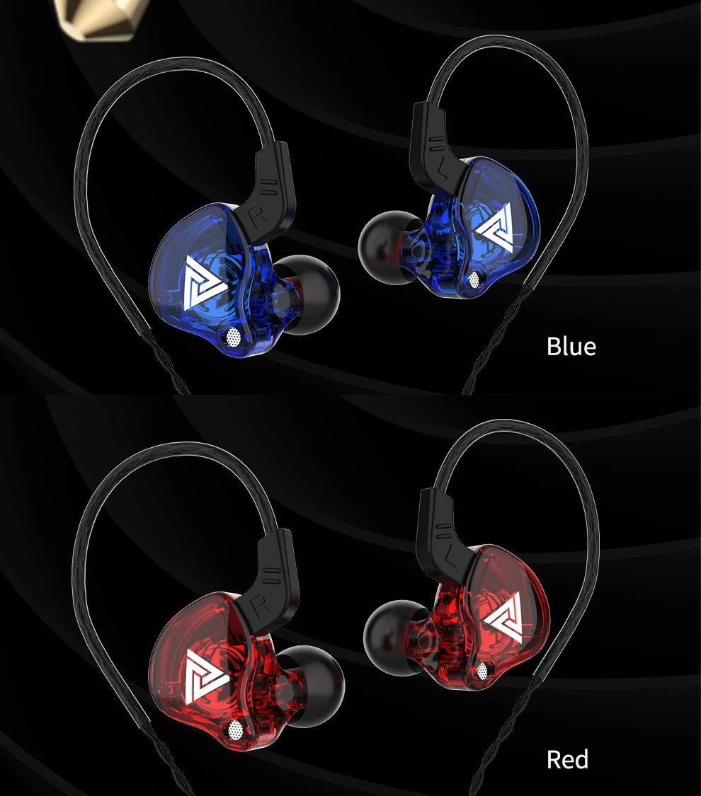 QKZ AK6 In-Ear HiFi Earphones with Mic & Subwoofer Bass
