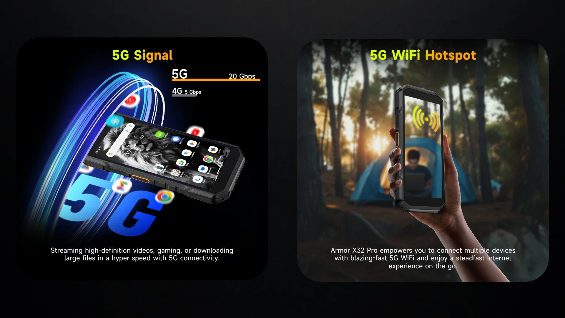 Armor X32 Pro 5G Rugged Android Phone