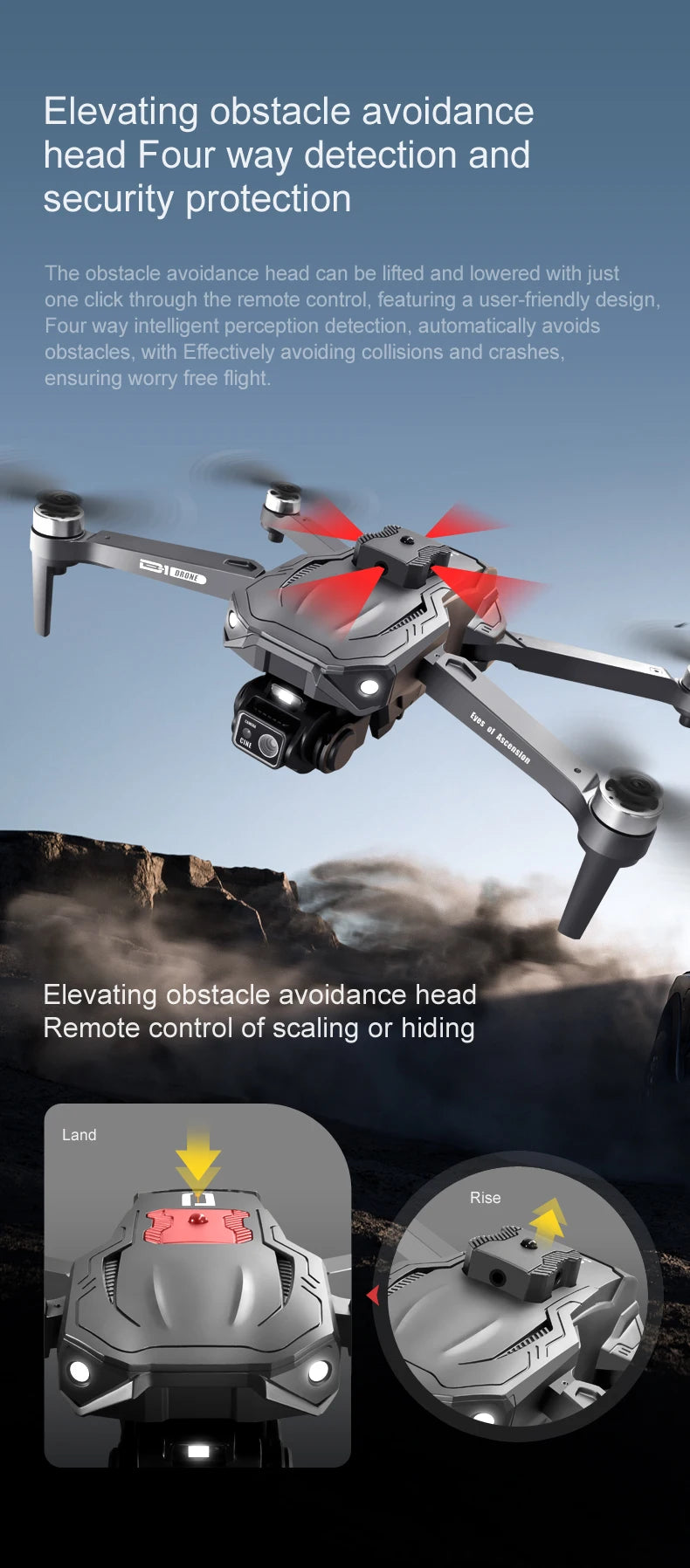 2024 D1 5G GPS Drone – 4K HD Camera & 360° Obstacle Avoidance Quadcopter