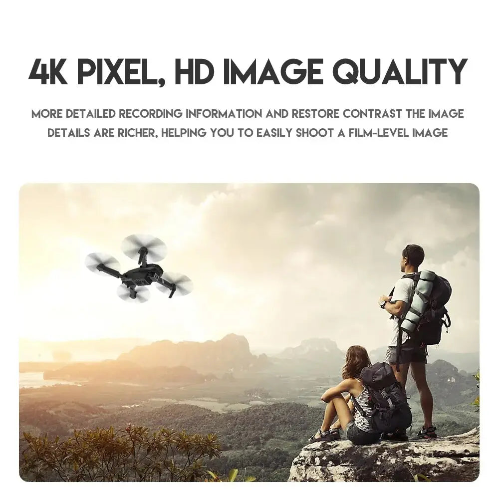 E88Pro RC Drone 4K HD Camera Foldable WiFi FPV