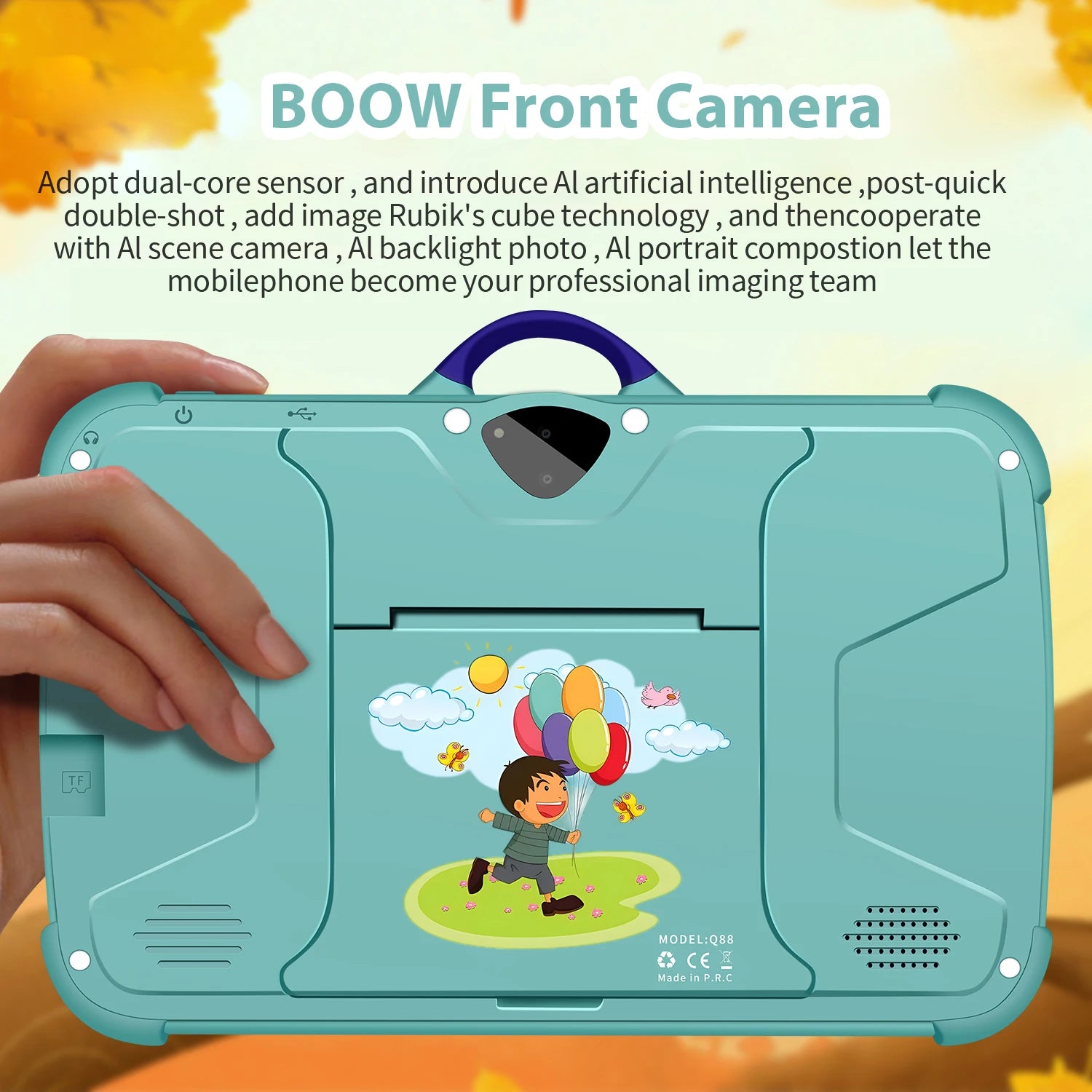 7" Kids Tablet Android 13 – Educational Learning Tablet for Children