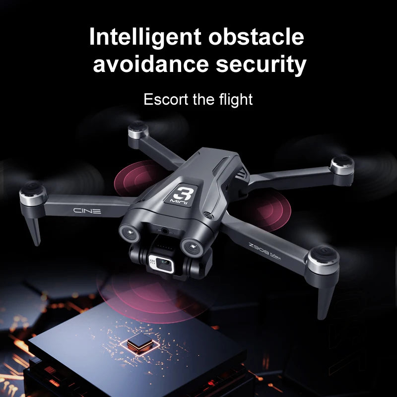 MINI Z908Pro Max Drone – 4K WiFi FPV, Brushless Foldable Quadcopter