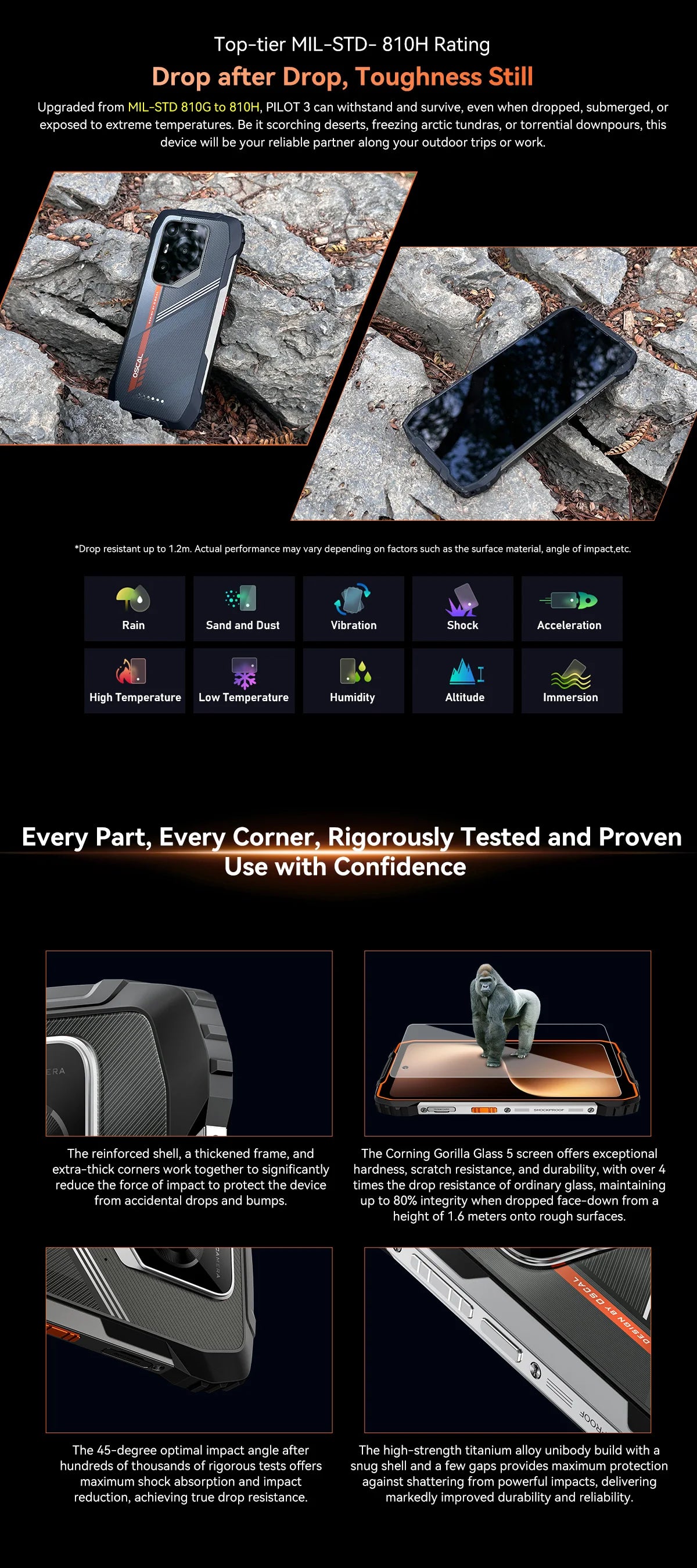 Blackview OSCAL PILOT 3 5G Rugged Smartphone