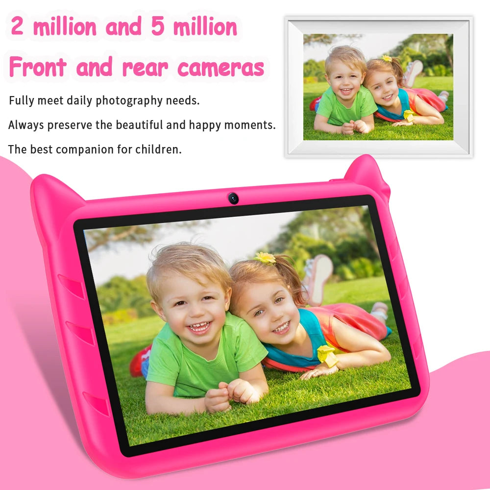 BDF 7-Inch Kids Tablet – Safe, Fun, and Educational Android 13 Device for Children