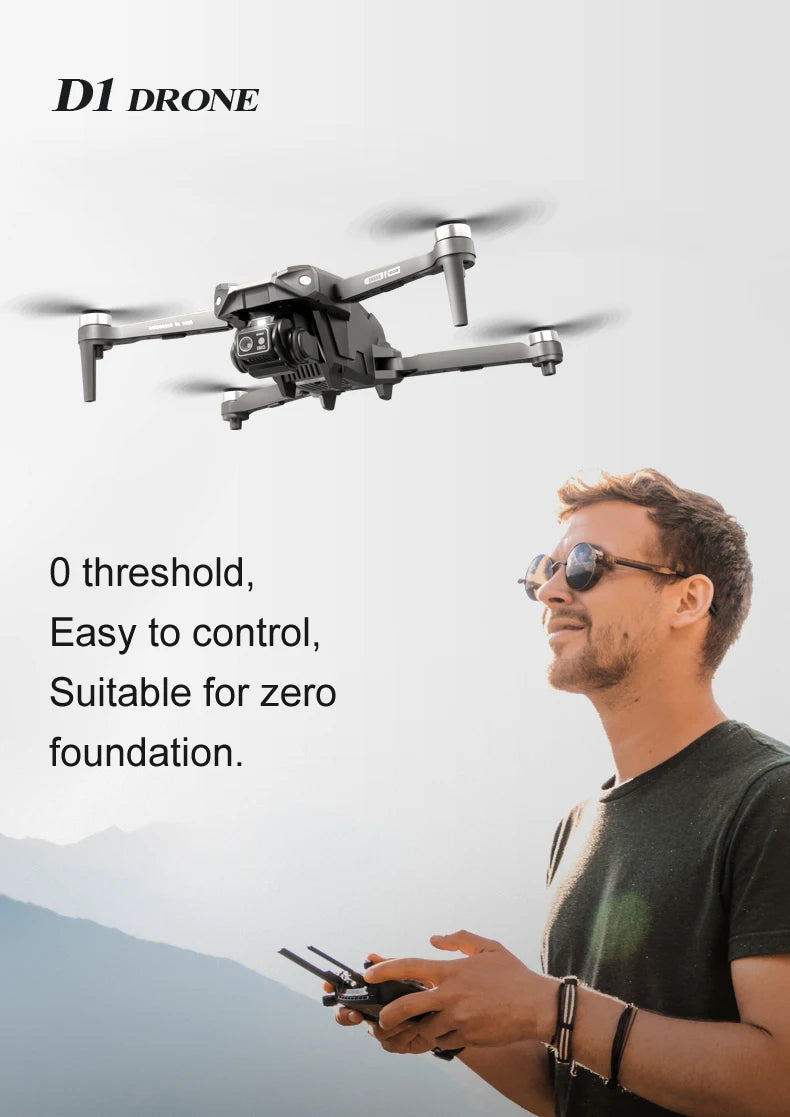 2024 D1 5G GPS Drone – 4K HD Camera & 360° Obstacle Avoidance Quadcopter