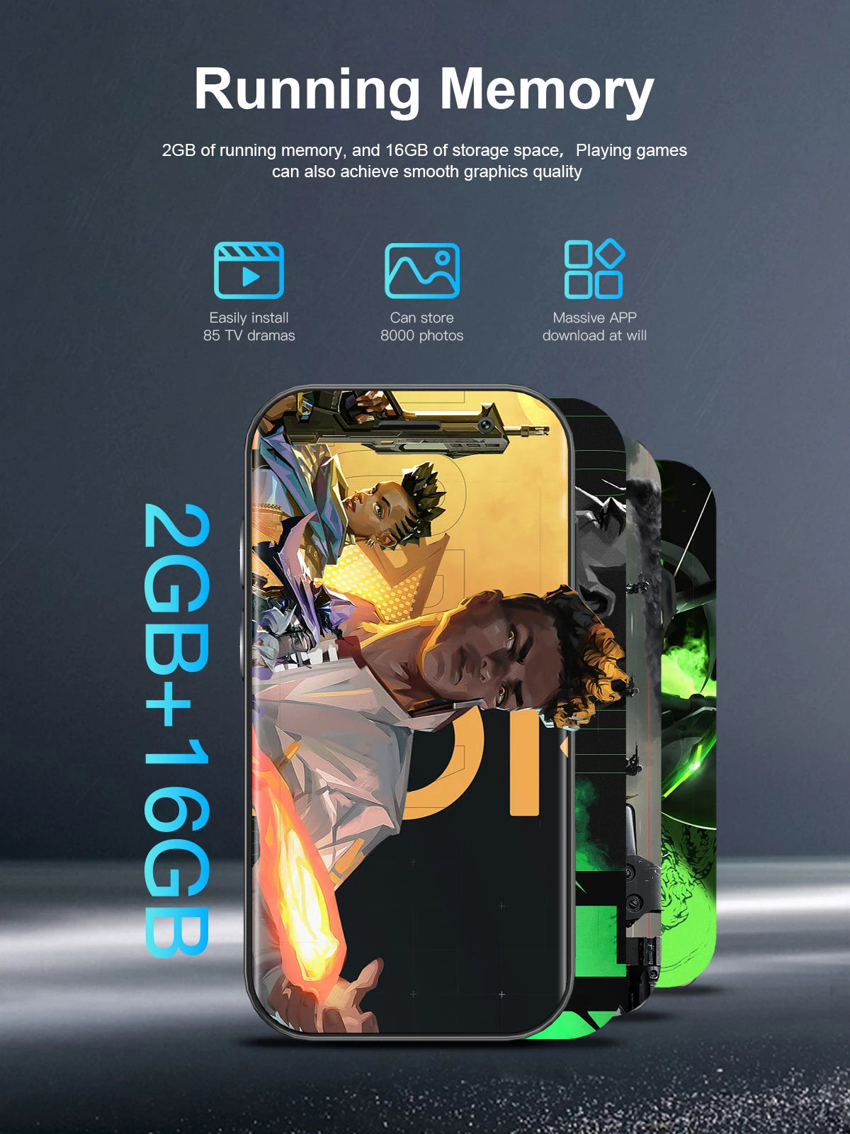 9000 Mini Smartphone – 3.0" HD, Android 10, 4G LTE