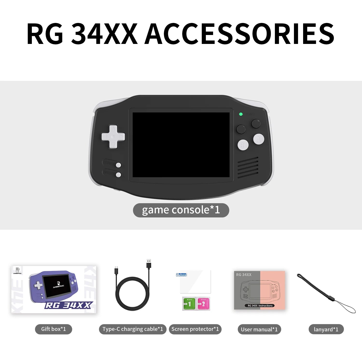 ANBERNIC RG34XX Retro Handheld Game Console