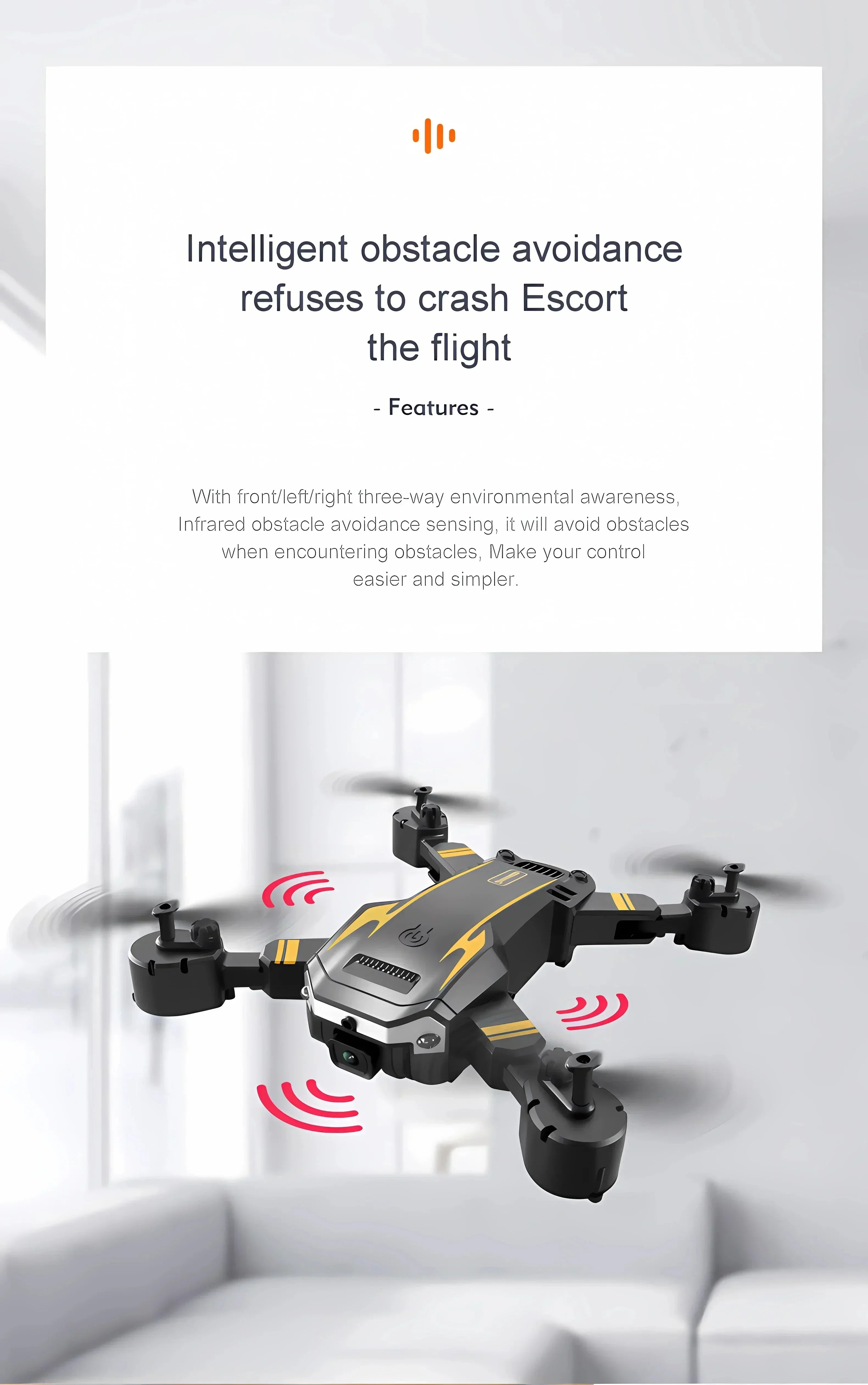 S6 RC Drone G6 – 8K HD Camera, Obstacle Avoidance