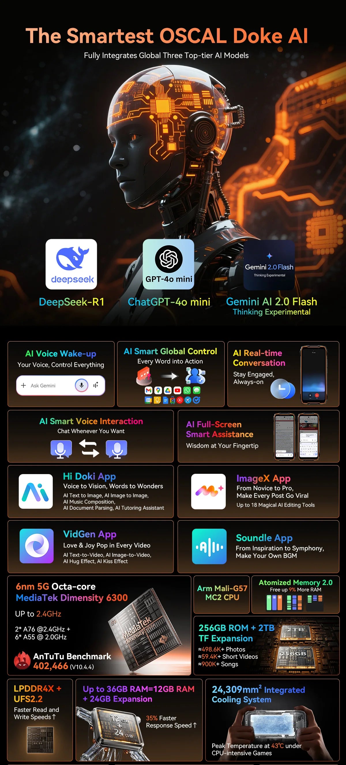 Blackview OSCAL PILOT 3 5G Rugged Smartphone