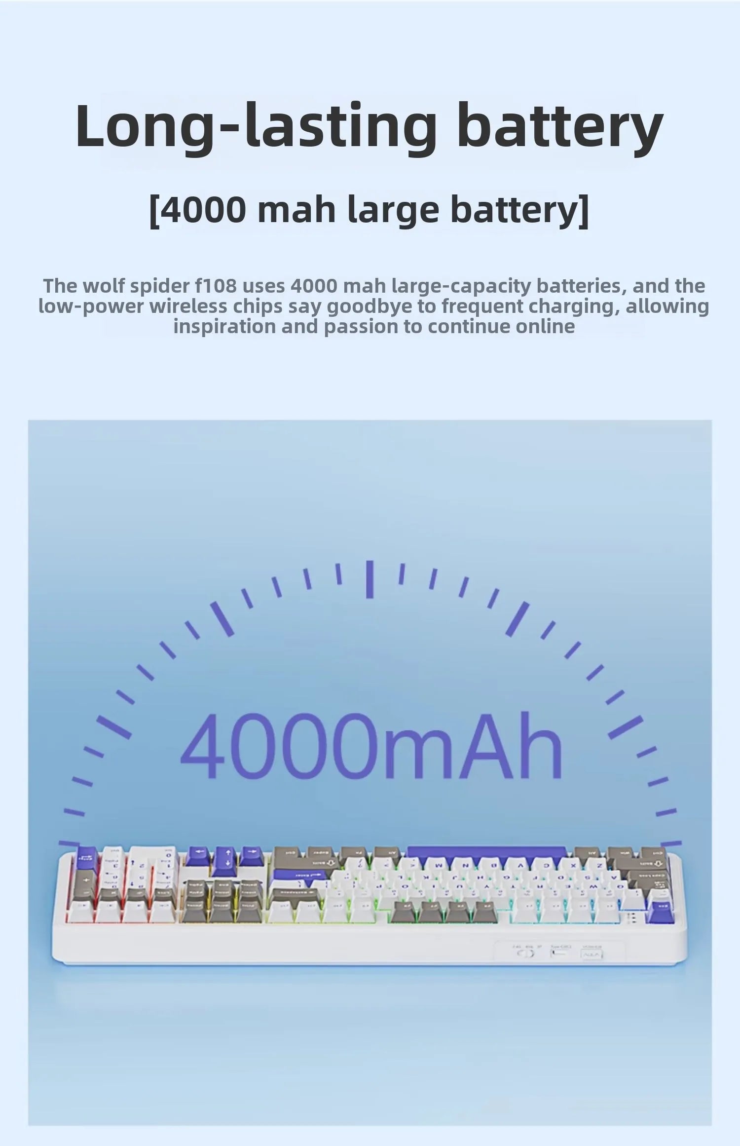 AULA F108/PRO Mechanical Gaming Keyboard – RGB Hot-Swappable Wireless Performance