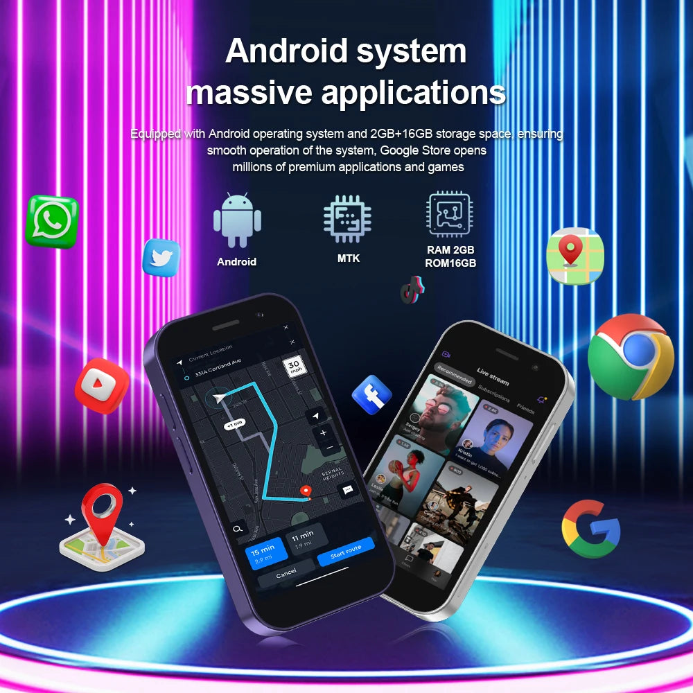 2024 SERVO KING8000 Mini 4G Smartphone