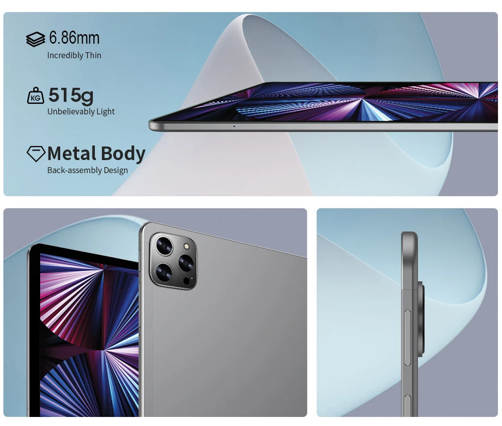 10.1" Android 13 Tablet – Octa-Core, Dual SIM, 4GB RAM, 64GB Storage