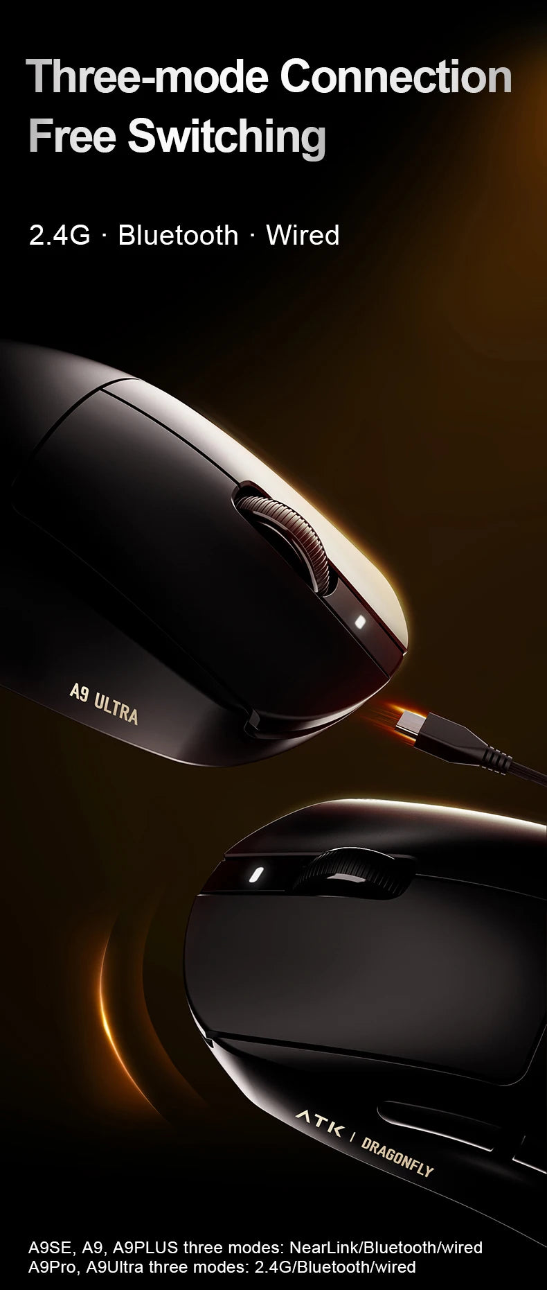 ATK Dragonfly A9 Ultra Wireless Gaming Mouse