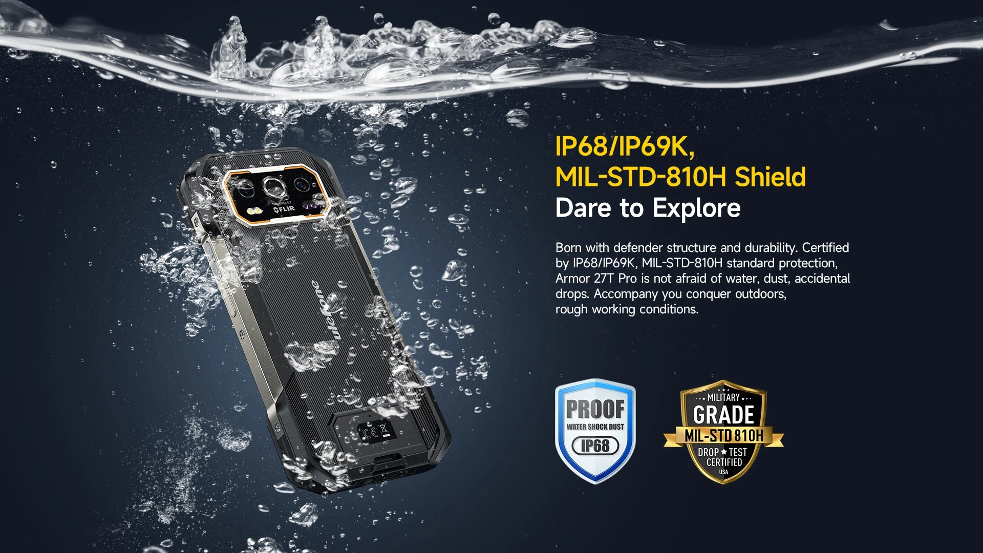 Ulefone Armor 27T Pro 5G Rugged Smartphone