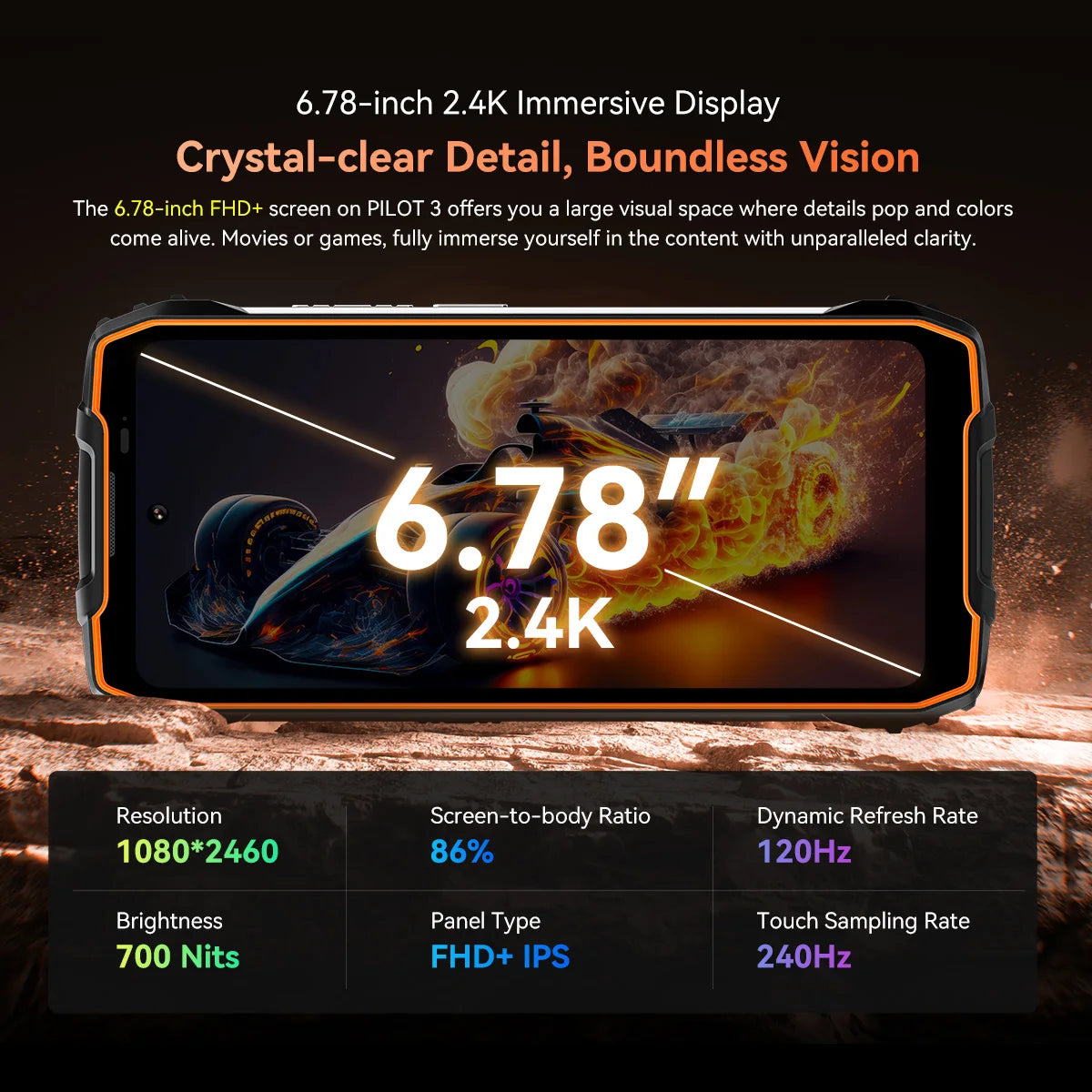 Blackview OSCAL PILOT 3 5G Rugged Smartphone