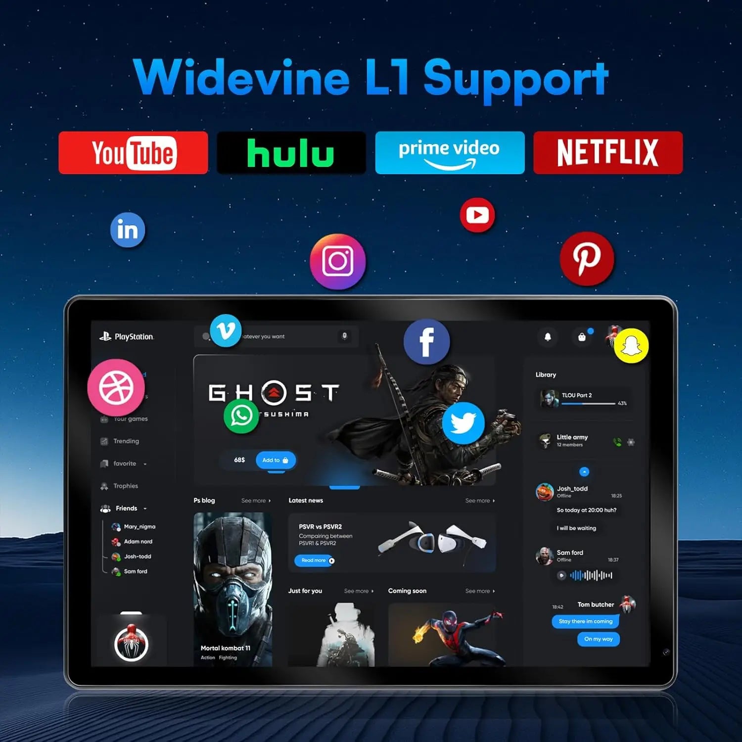 URAO C109L 10-Inch Android 15 Tablet – Powerful Performance with Keyboard & Mouse Set