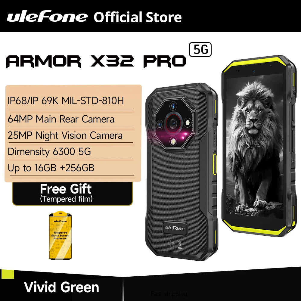 Armor X32 Pro 5G Rugged Android Phone