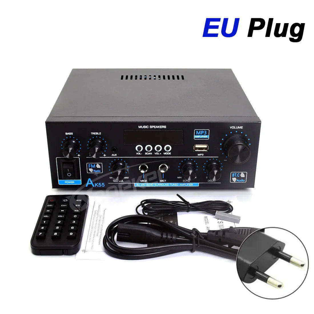 AK55 900W Bluetooth HiFi Amplifier