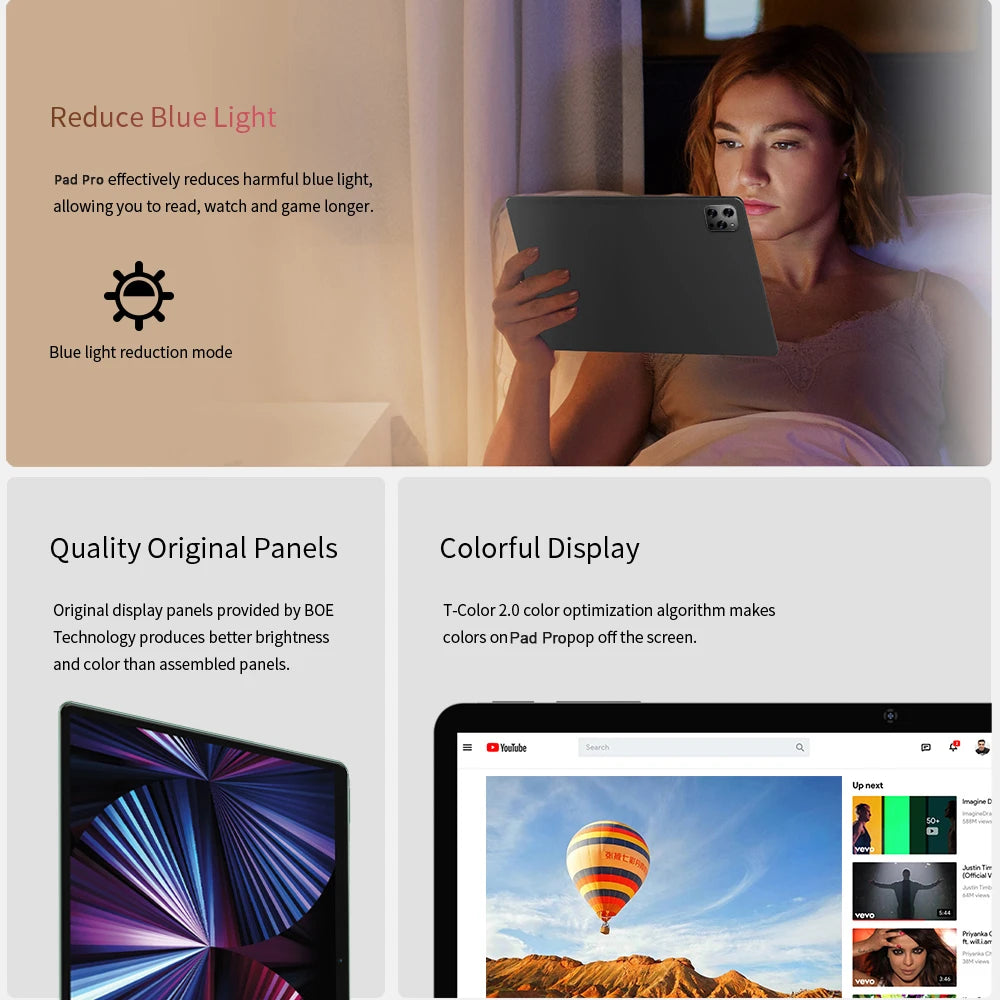 10.1" Android 13 Tablet – Octa-Core, Dual SIM, 4GB RAM, 64GB Storage