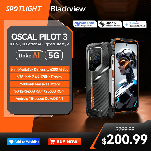 Blackview OSCAL PILOT 3 5G Rugged Smartphone
