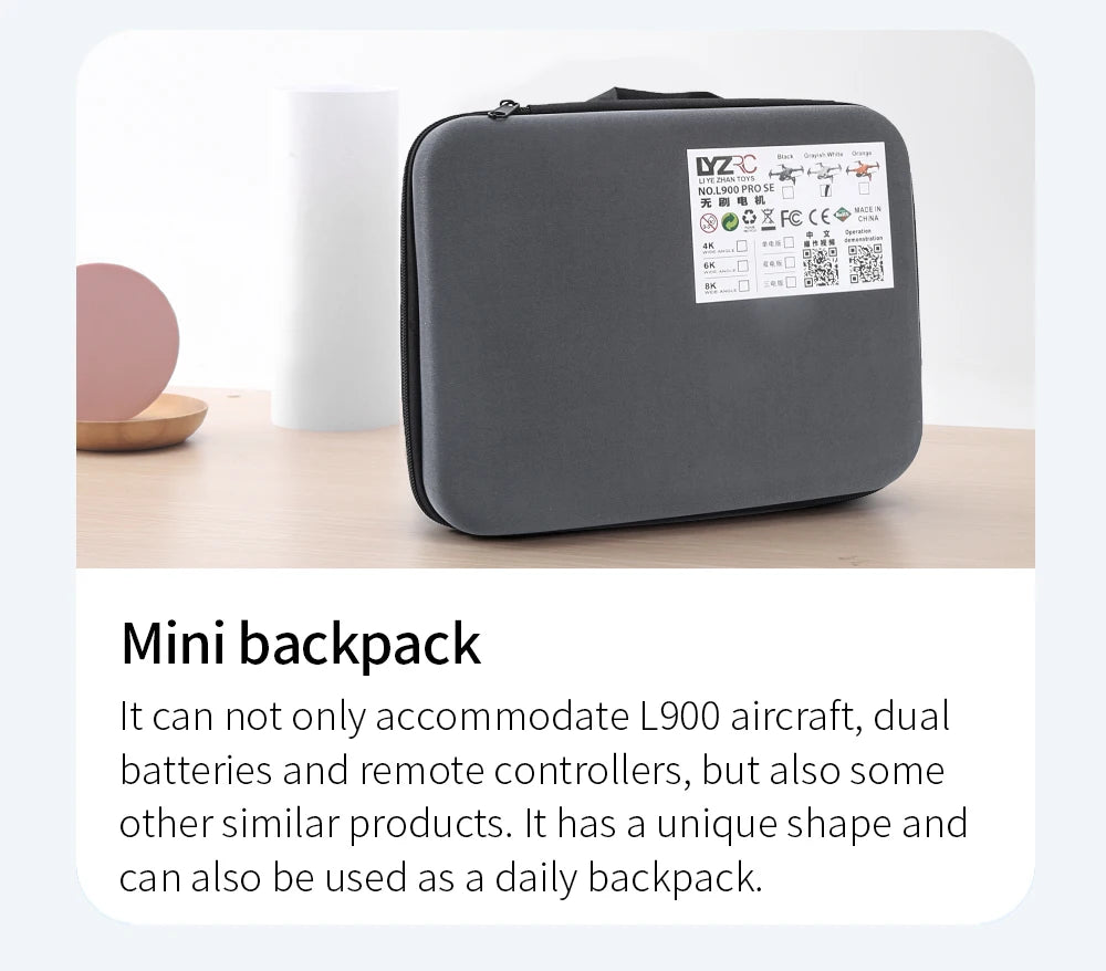 L900 Pro 4K GPS Drone – Dual Camera, Brushless Foldable Quadcopter