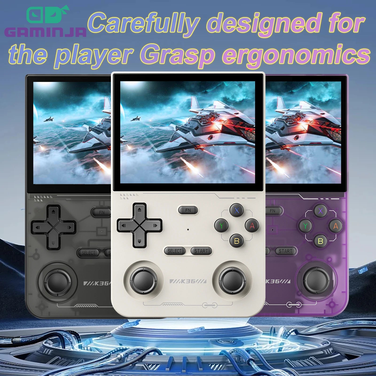 GAMINJA K36 Handheld Game Console 64GB