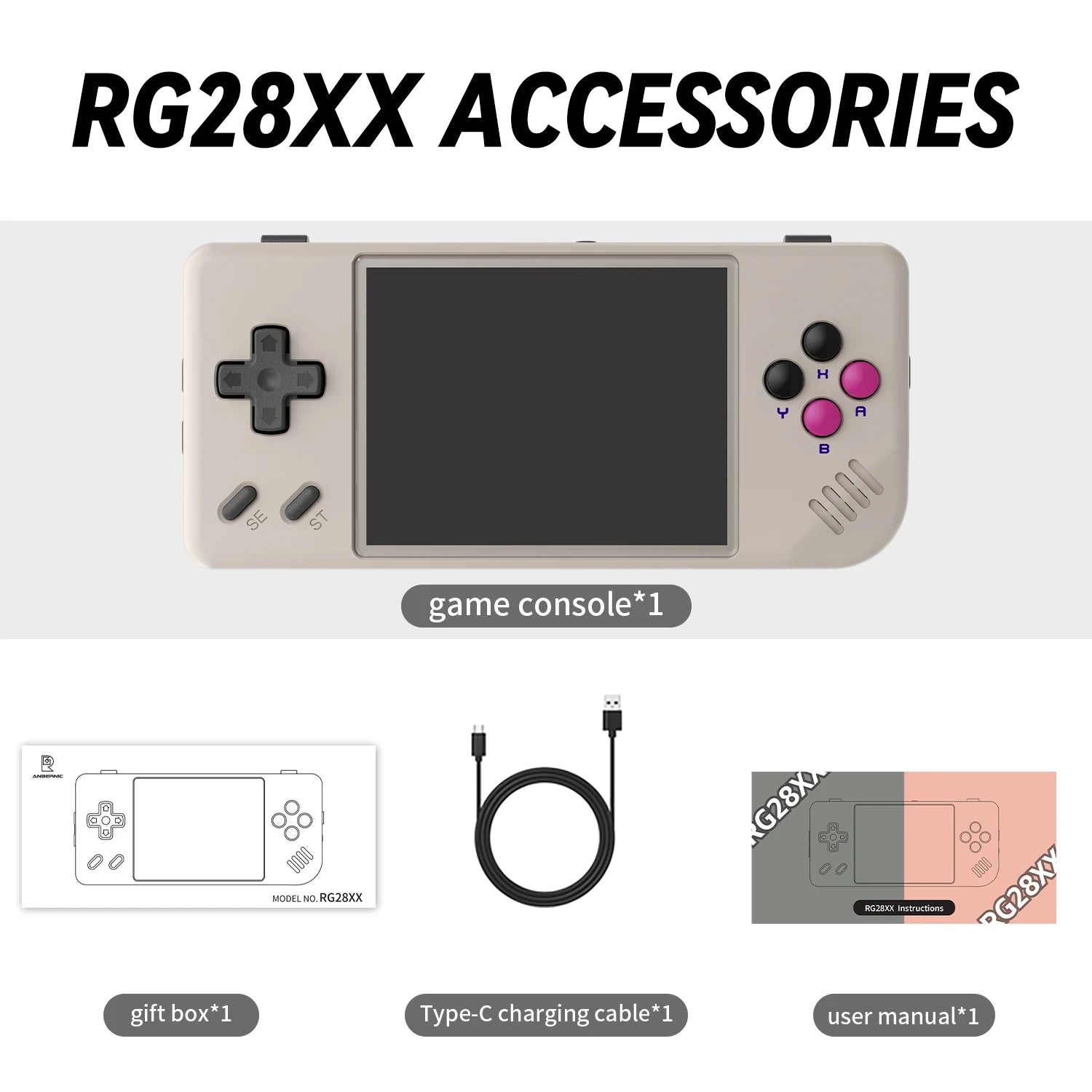 ANBERNIC RG28XX Handheld Game Console