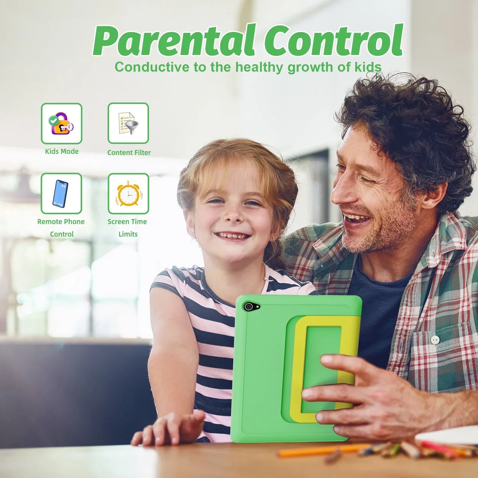 10" Kids Tablet – Android 15, Octa-Core, 14GB RAM, 64GB Storage