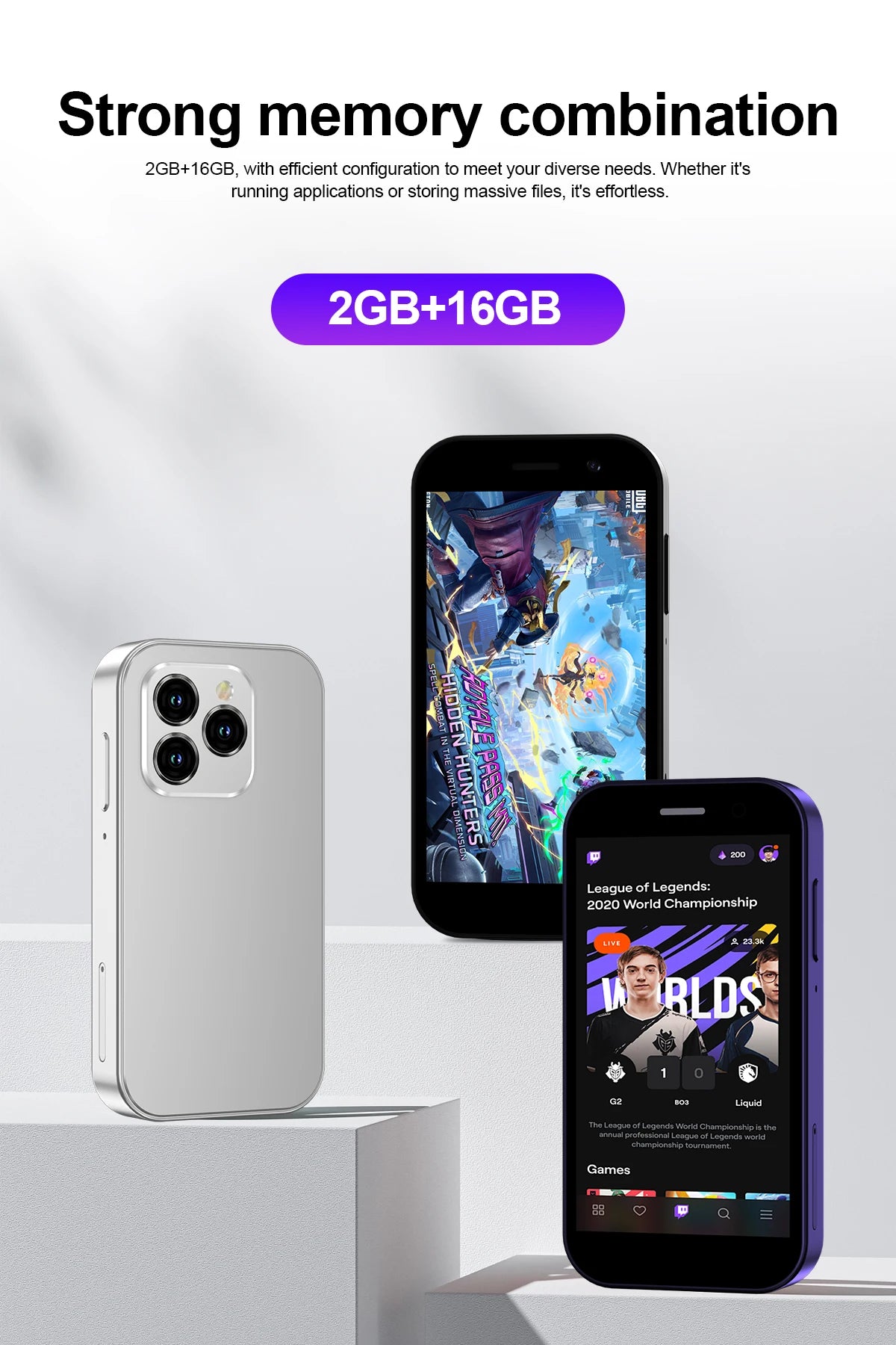 2024 SERVO KING8000 Mini 4G Smartphone