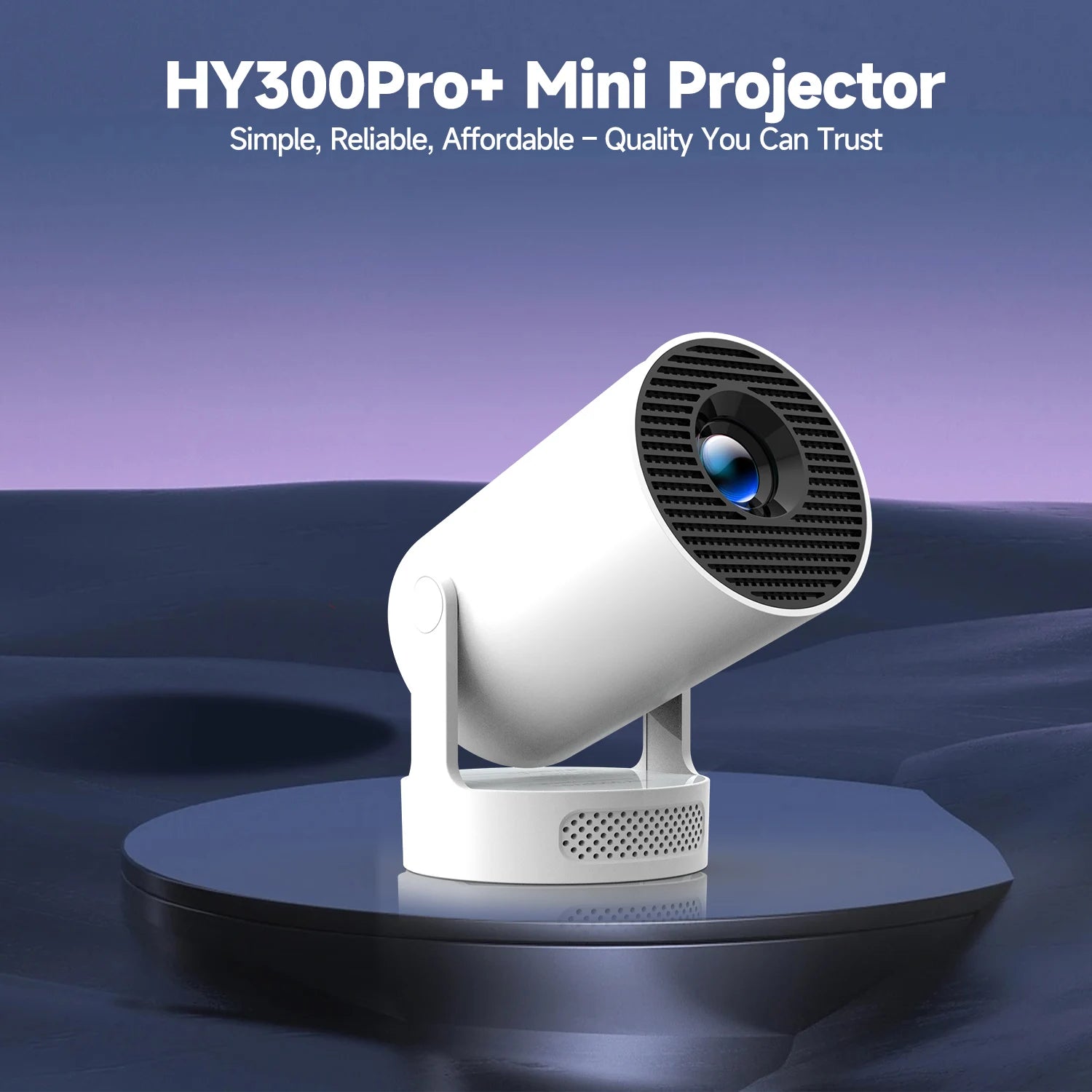 Magcubic HY300 Pro+ Projector – Smart 4K 720P Portable Home Theater Experience