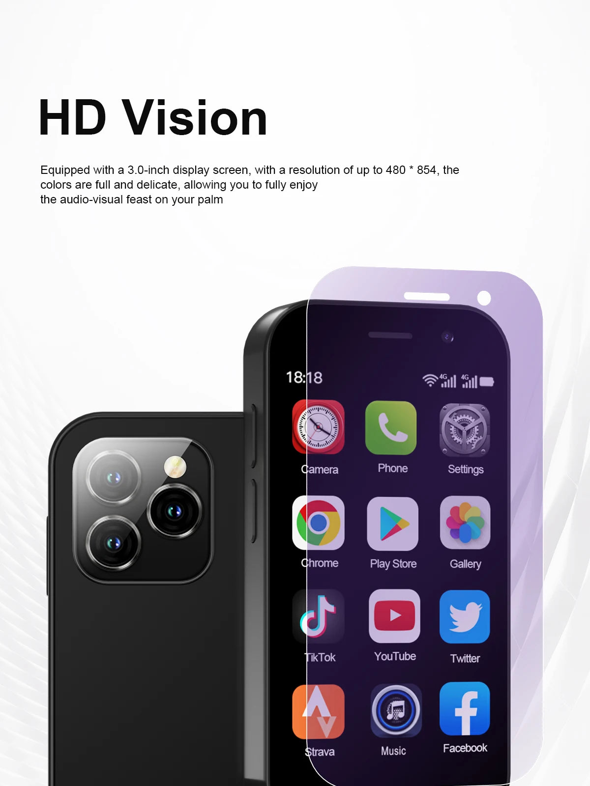 2024 SERVO KING8000 Mini 4G Smartphone