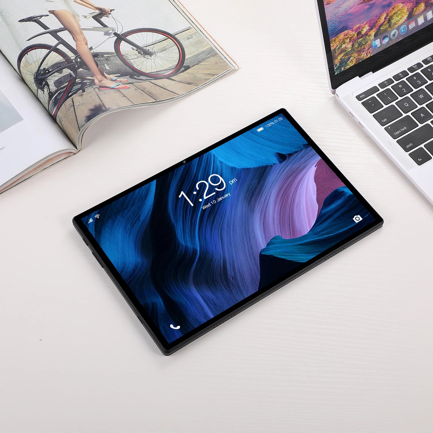 10.1" Android 13 Tablet – Octa-Core, Dual SIM, 4GB RAM, 64GB Storage