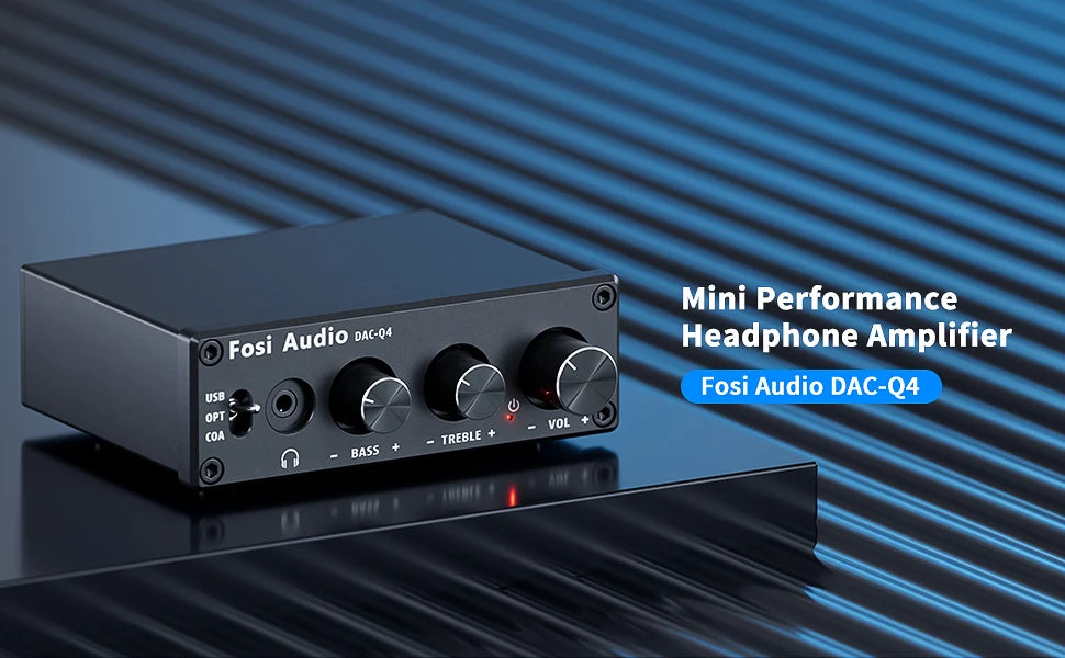 Fosi Audio Q4 Mini USB DAC & Headphone Amplifier