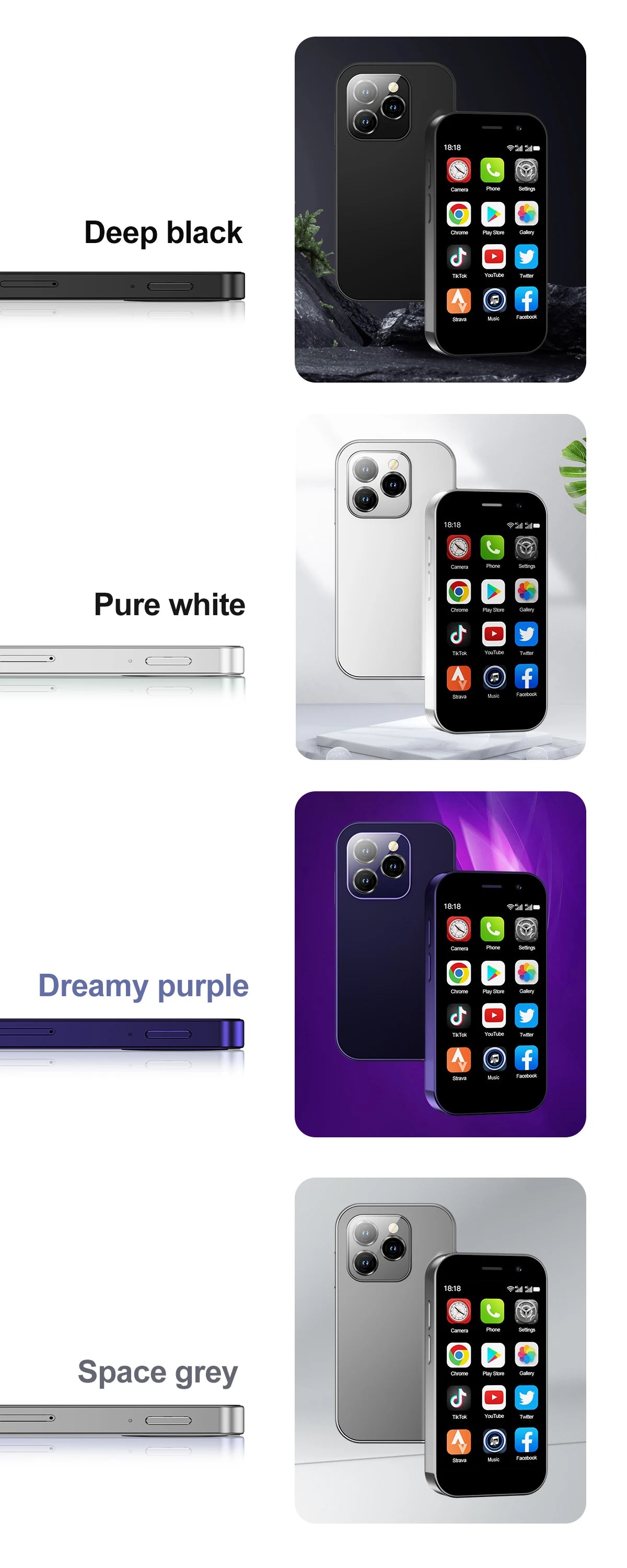 2024 SERVO KING8000 Mini 4G Smartphone