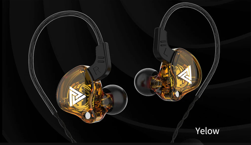 QKZ AK6 In-Ear HiFi Earphones with Mic & Subwoofer Bass