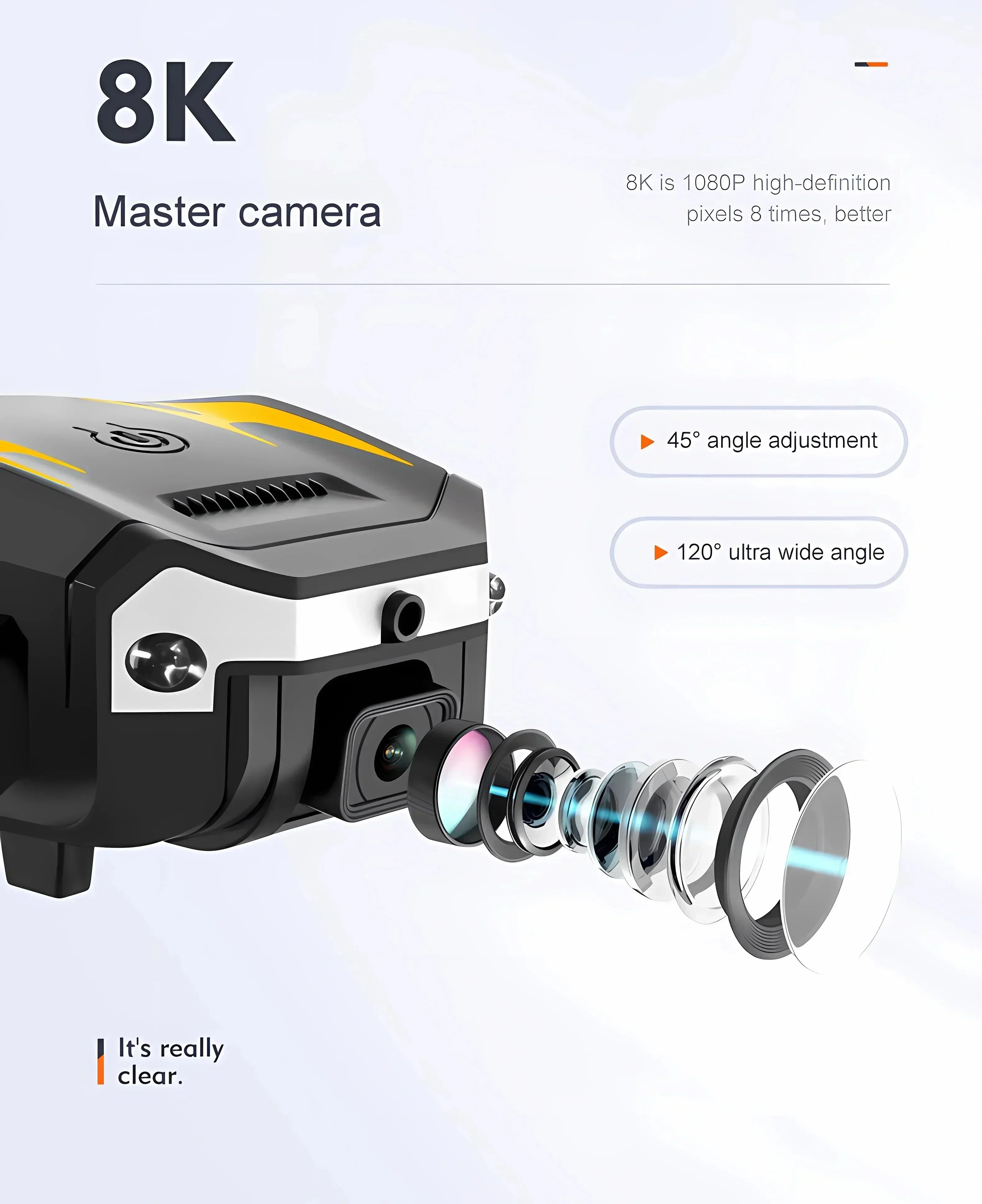 S6 RC Drone G6 – 8K HD Camera, Obstacle Avoidance