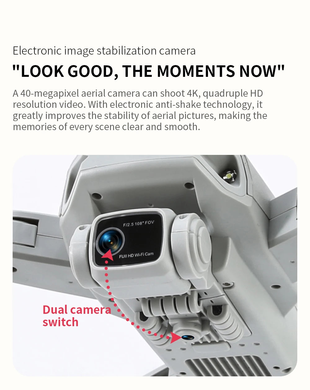 L900 Pro 4K GPS Drone – Dual Camera, Brushless Foldable Quadcopter