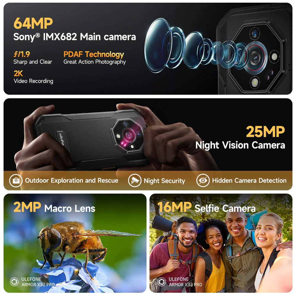 Armor X32 Pro 5G Rugged Android Phone