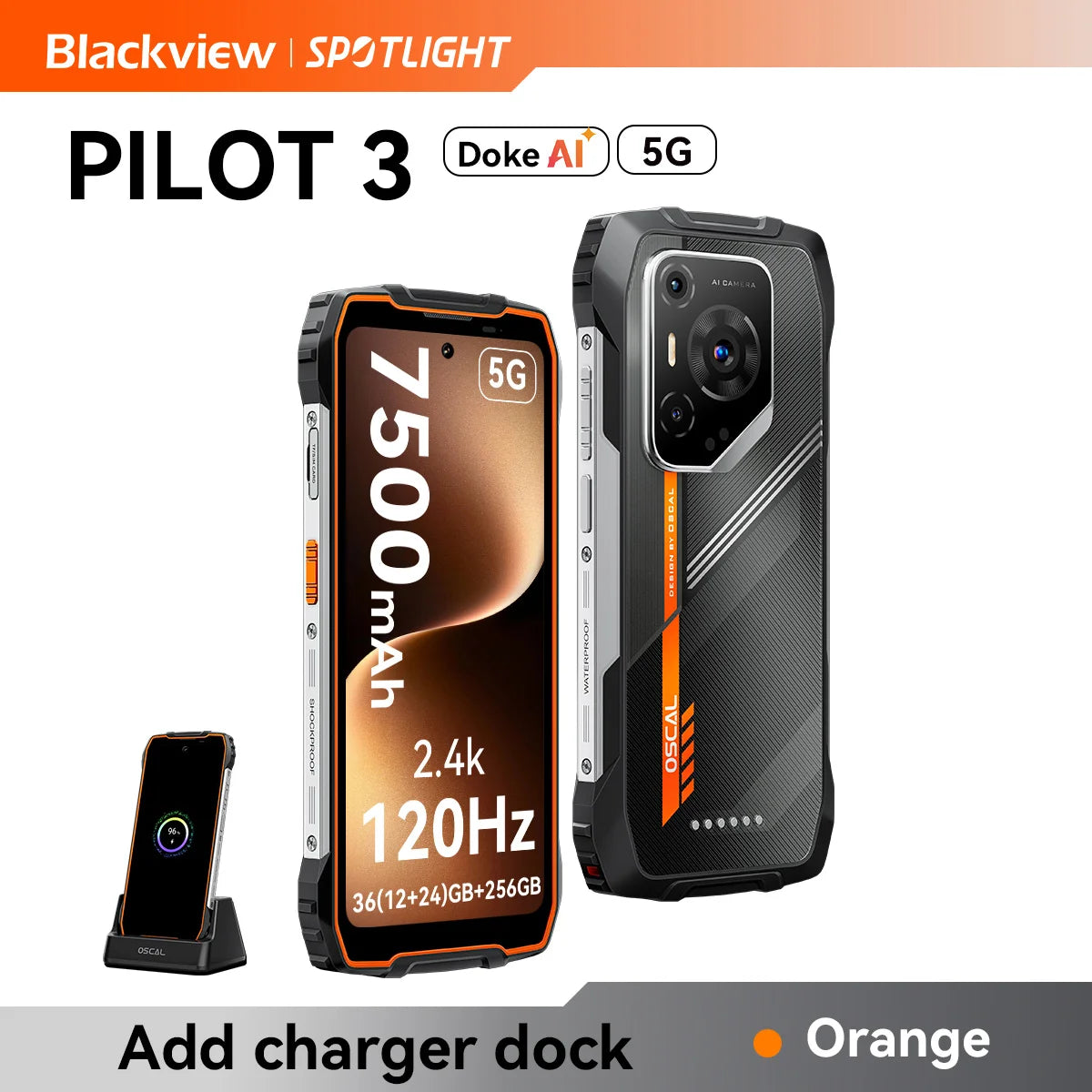 Blackview OSCAL PILOT 3 5G Rugged Smartphone