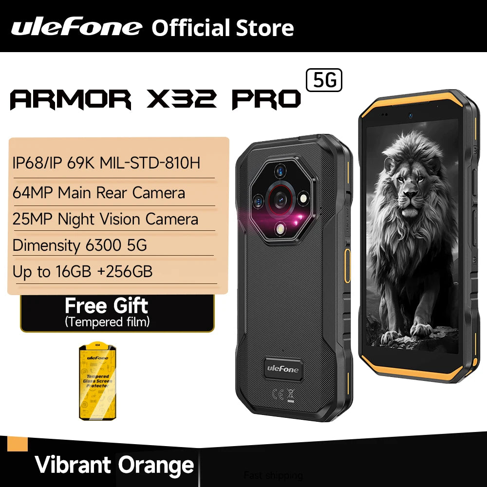 Armor X32 Pro 5G Rugged Android Phone