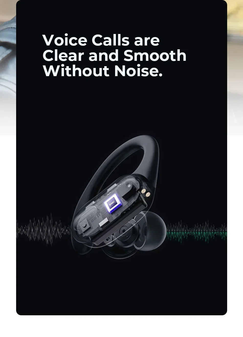 Original Thinkplus XT80 Wireless Headphones – Bluetooth 5.3 Sports Earbuds with Noise Reduction & Mic