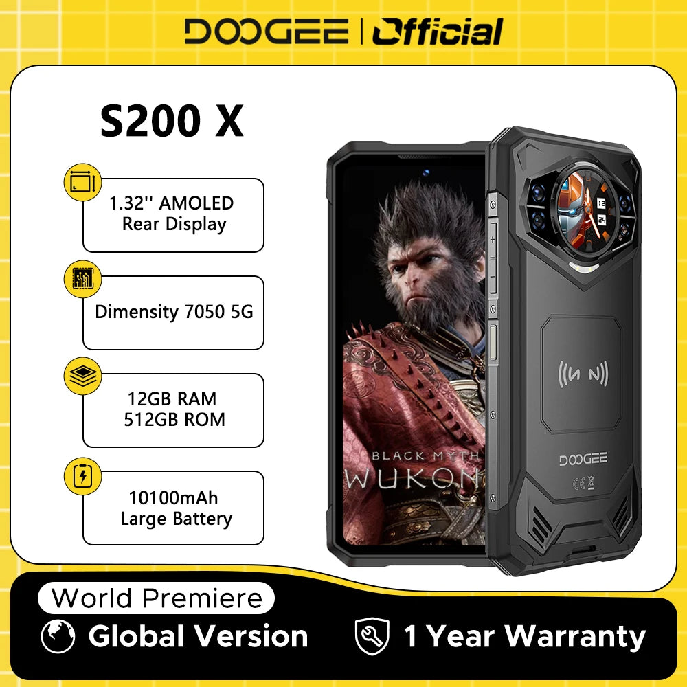 DOOGEE S200 X 5G Rugged Smartphone