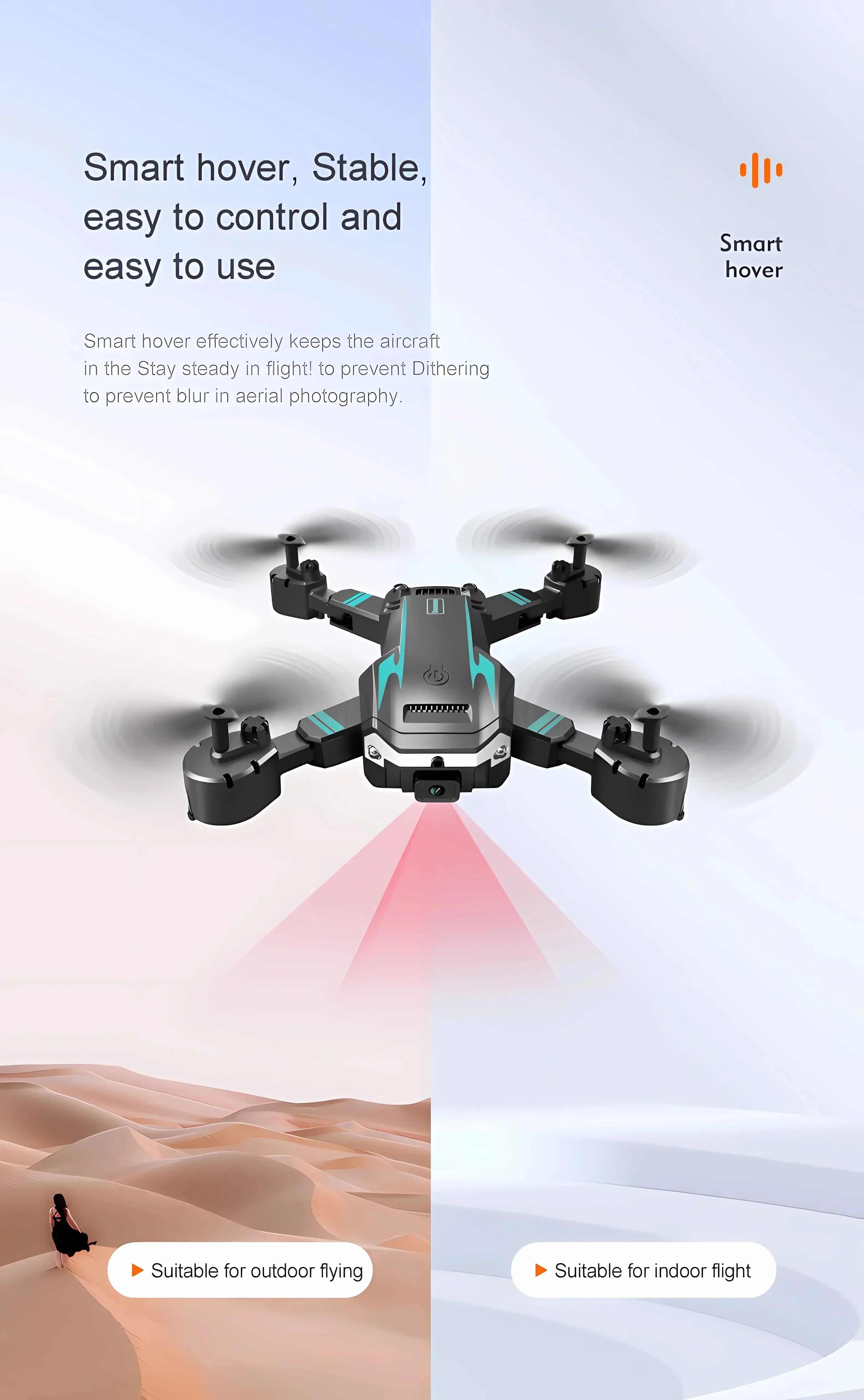 S6 RC Drone G6 – 8K HD Camera, Obstacle Avoidance