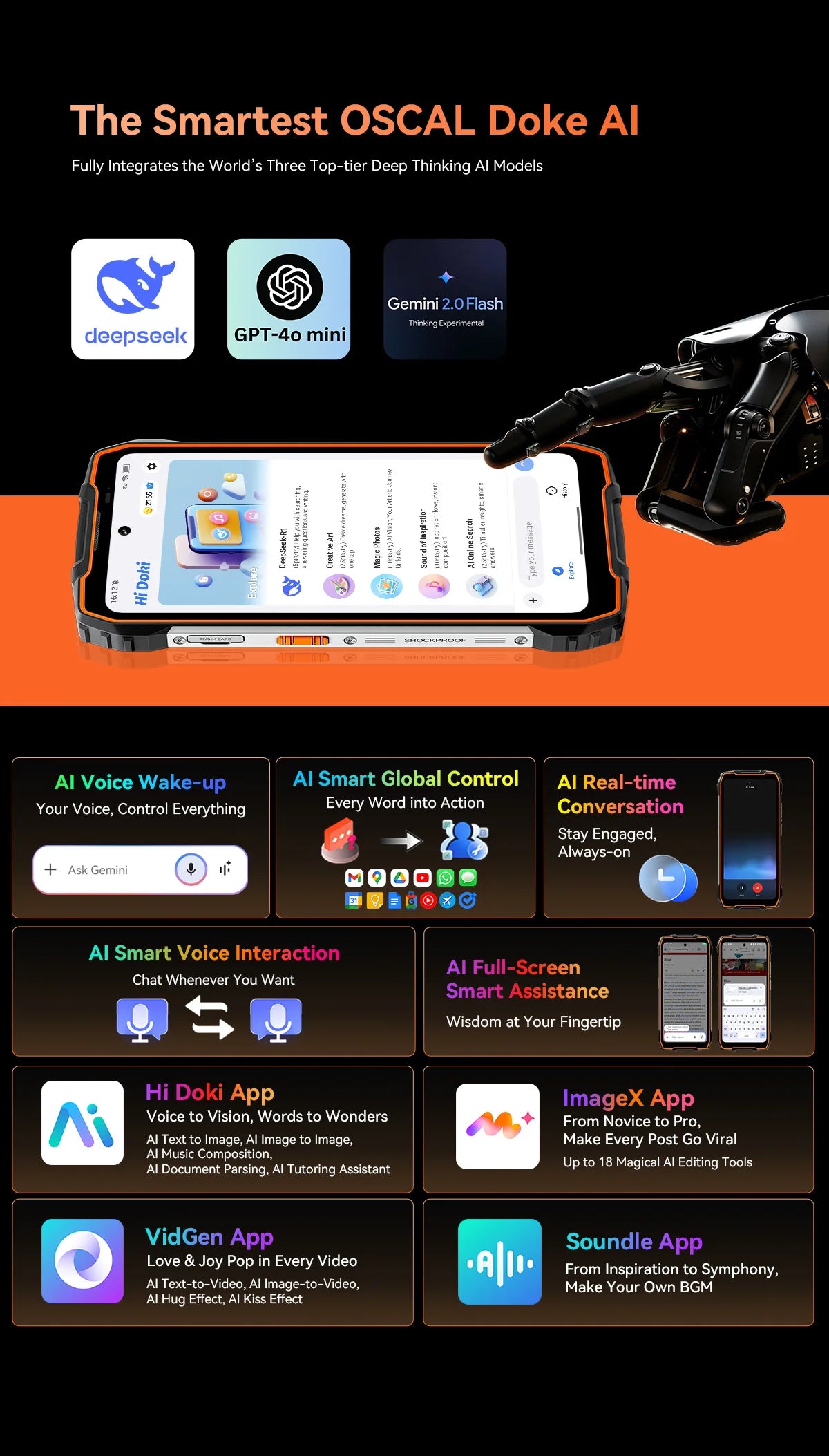 Blackview OSCAL PILOT 3 5G Rugged Smartphone