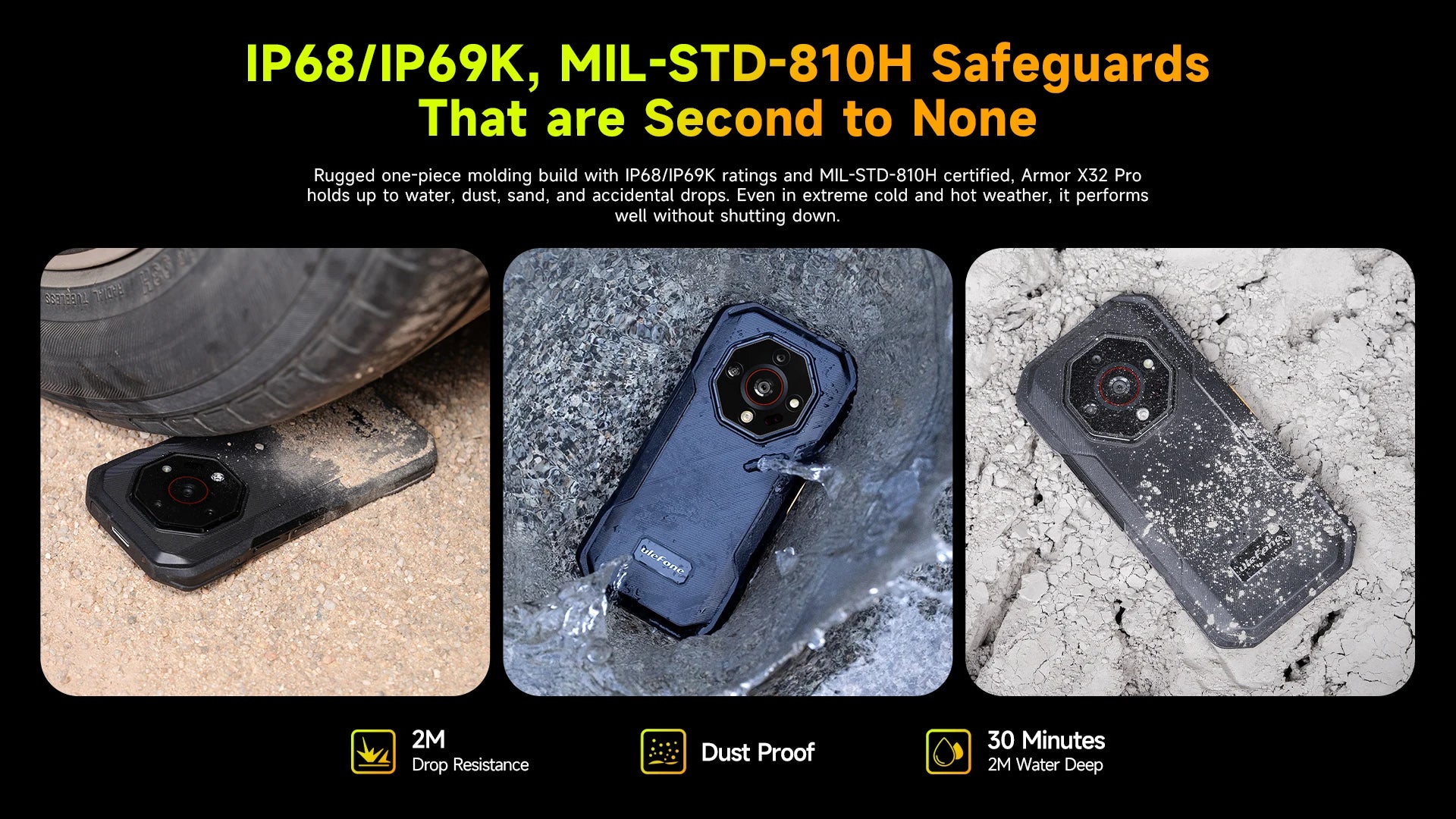 Armor X32 Pro 5G Rugged Android Phone