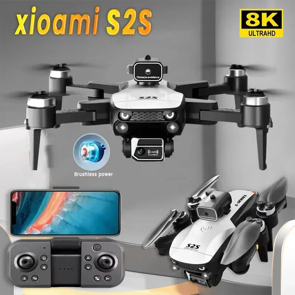 S2S Mini Drone – 8K HD Camera, Obstacle Avoidance, Foldable Quadcopter