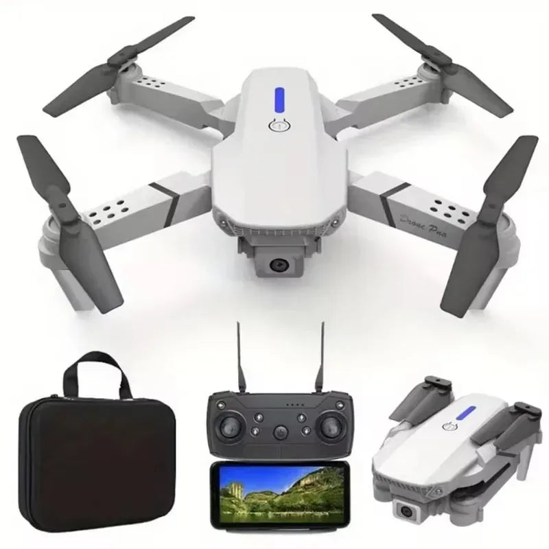 2024 E88Pro 4K RC Drone – Foldable WiFi FPV Quadcopter with 3 Batteries