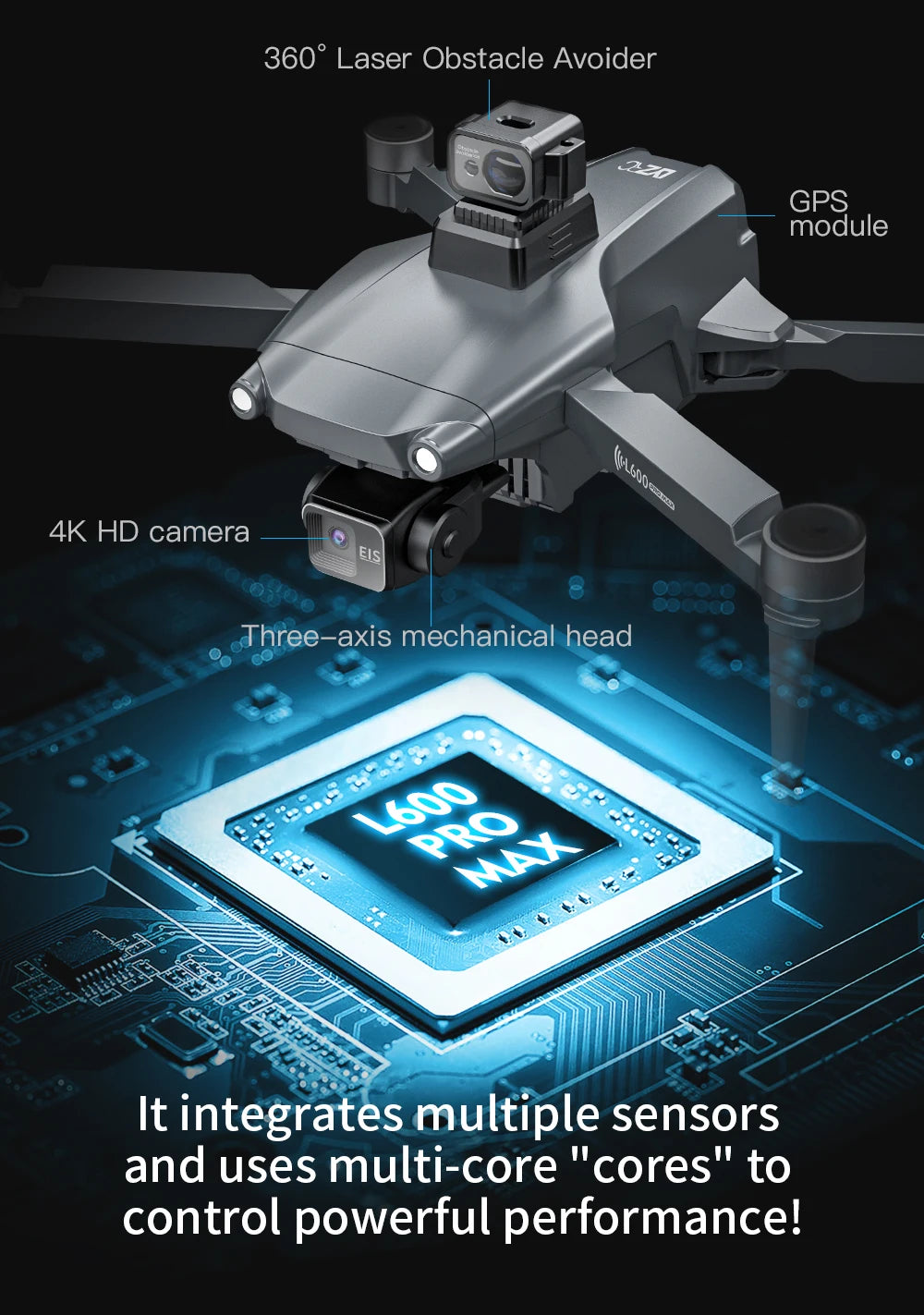 2025 L600 PRO MAX GPS Drone
